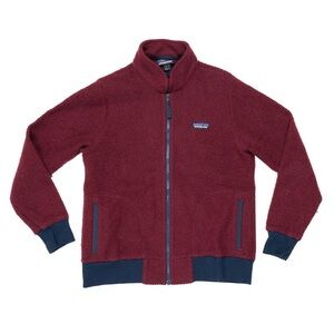 Patagonia Women’s Woolyester Fleece Jacket Maroon - Size Small